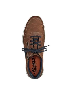 Komfort Schnürschuhe in Braun