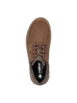 Komfort Schnürschuhe in Braun