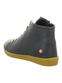 Komfort Schnürschuhe in Grau