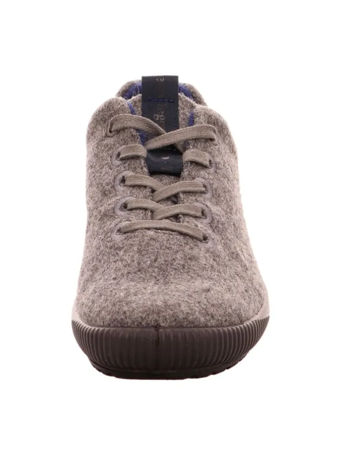 Komfort Schnürschuhe in Grau