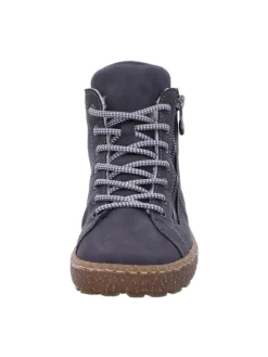 Komfort Schnürschuhe in Grau