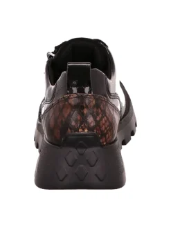 Komfort Schnürschuhe in Schwarz