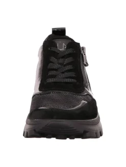 Komfort Schnürschuhe in Schwarz