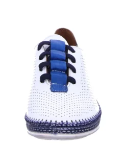 Komfort Schnürschuhe in Weiß