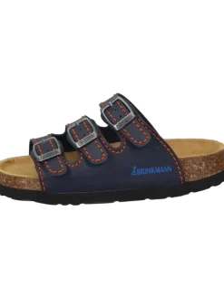 Komfort-Pantoletten in ozean/orange