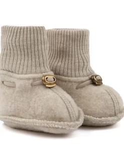Krabbelschuhe in Beige