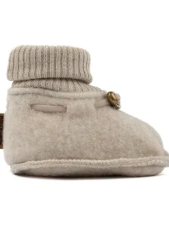 Krabbelschuhe in Beige