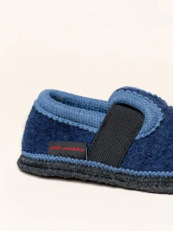 Krabbelschuhe in Blau