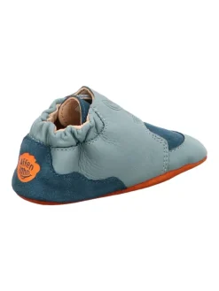 Krabbelschuhe in Blau