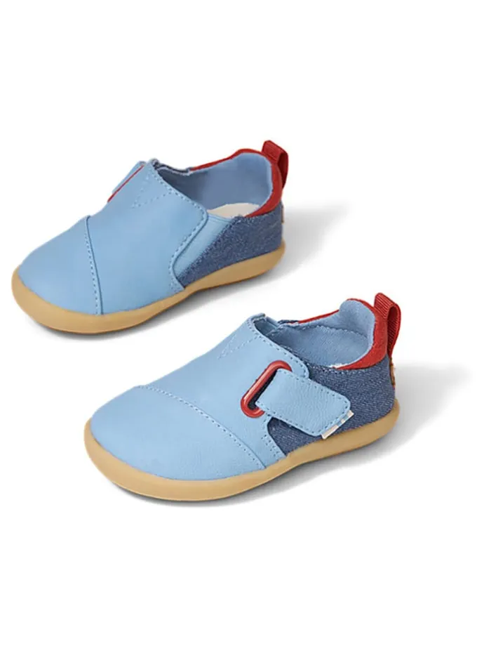 Krabbelschuhe in Blau