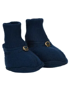 Krabbelschuhe in Dunkelblau