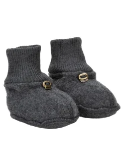 Krabbelschuhe in Dunkelgrau