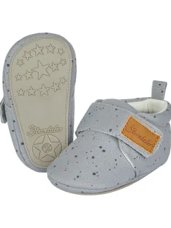 Krabbelschuhe in Grau