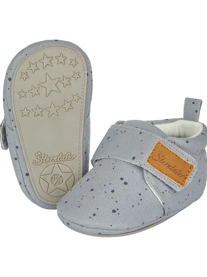 Krabbelschuhe in Grau