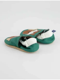 Krabbelschuhe in Grün