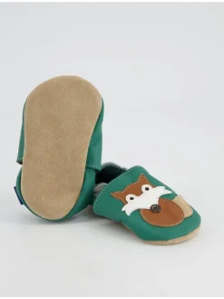 Krabbelschuhe in Grün