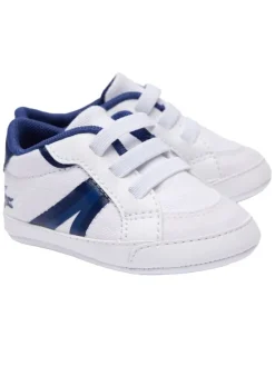 Krabbelschuhe in Weiß/Blau