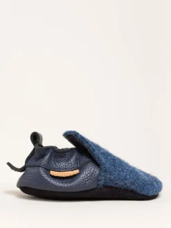 Krabbelschuhe Plain in blau