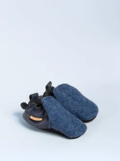 Krabbelschuhe Plain in blau