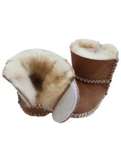 Lammfell-Boots in Braun