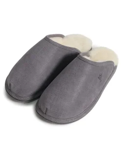 Lammfell-Hausschuhe "Toni" in Grau