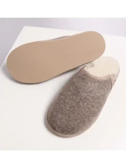 Lammfell-Pantoletten 