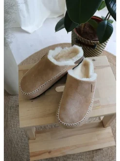 Lammfell-Pantoletten 