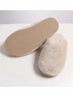 Lammfell-Pantoletten 