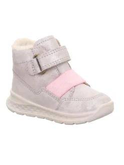 Lauflernschuh BREEZE in Silber/Rosa