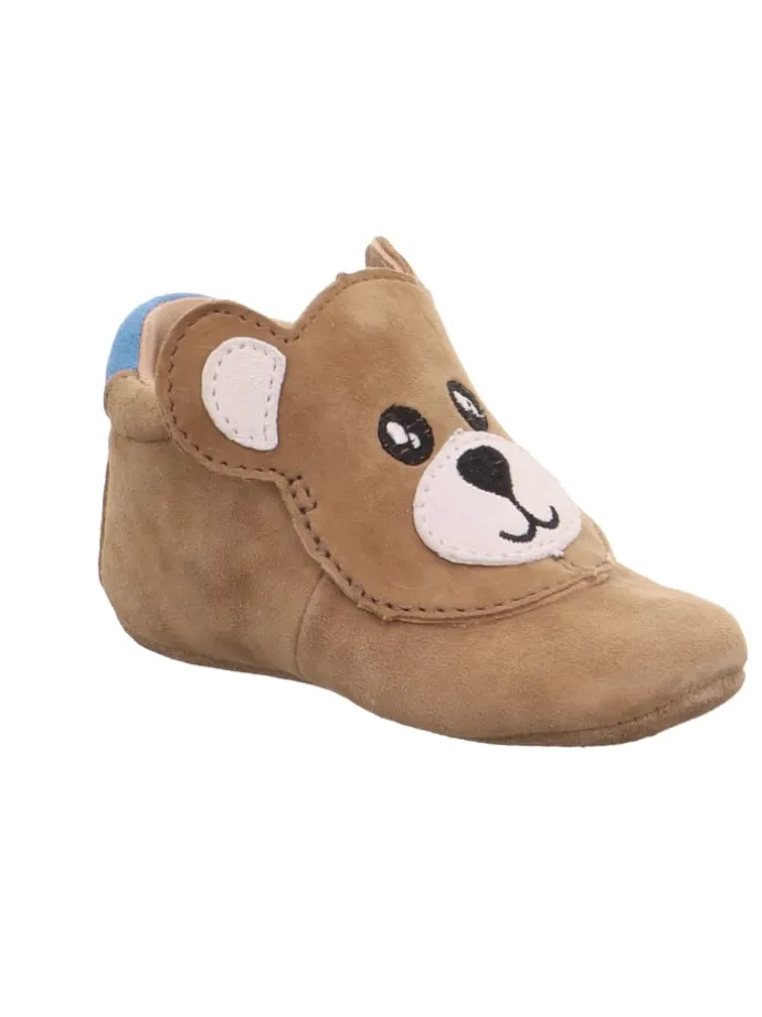 Lauflernschuh PAPAGENO in Braun/Hellblau