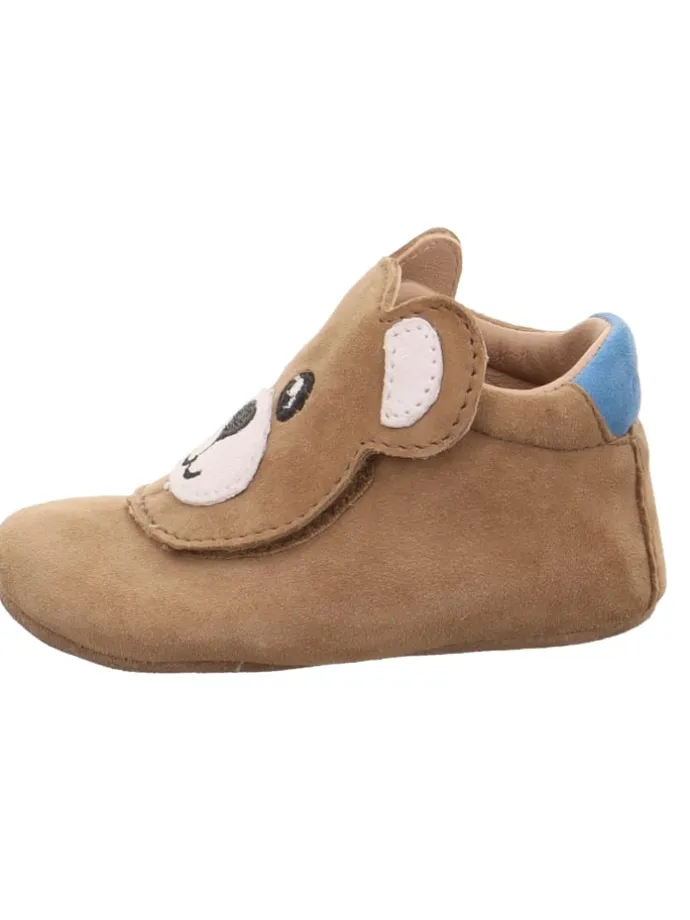 Lauflernschuh PAPAGENO in Braun/Hellblau