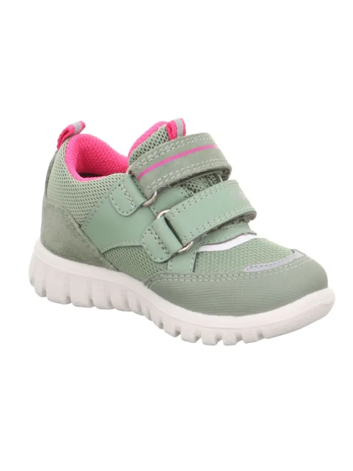 Lauflernschuh SPORT7 MINI in Hellgrün/Rosa