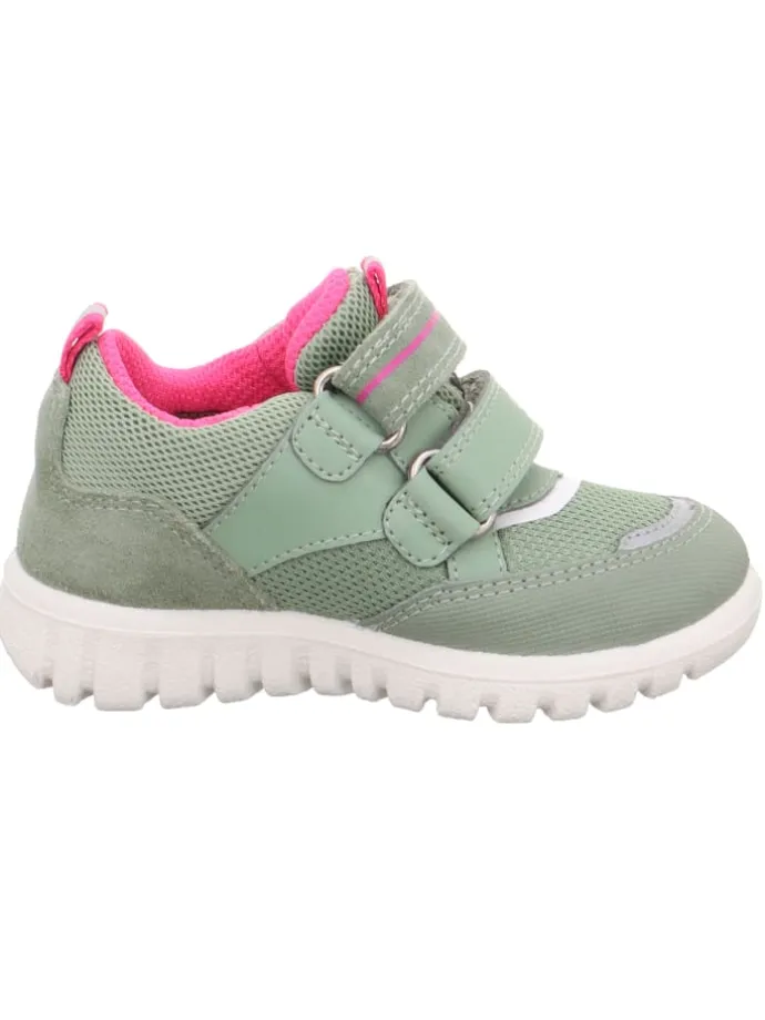 Lauflernschuh SPORT7 MINI in Hellgrün/Rosa