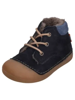 Lauflernschuhe AVA BIO NUBUK LAMBSWOOL in blau