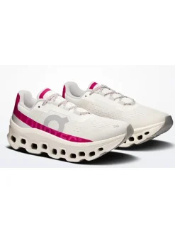 Laufschuhe "Cloudmonster" in Weiß/ Pink