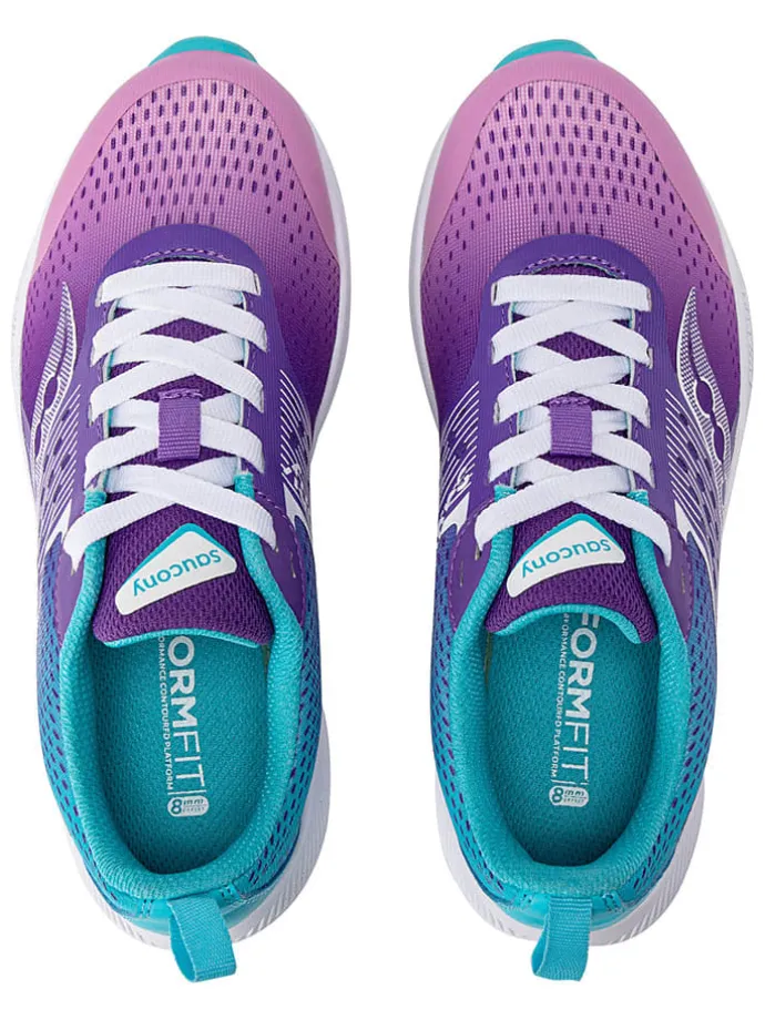 Laufschuhe "Ride" in Türkis/ Lila