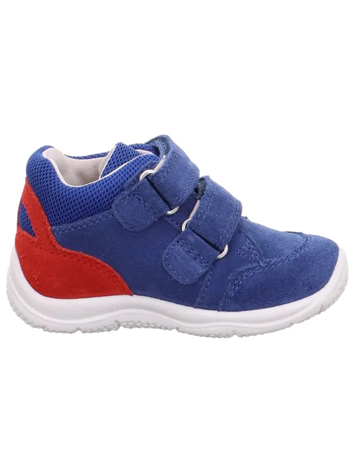 Leder- Sneakers "Universe" in Blau