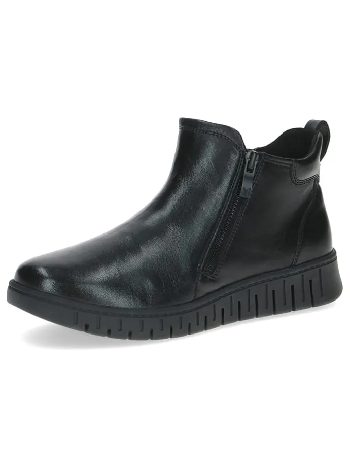 Leder-Ankle-Boots