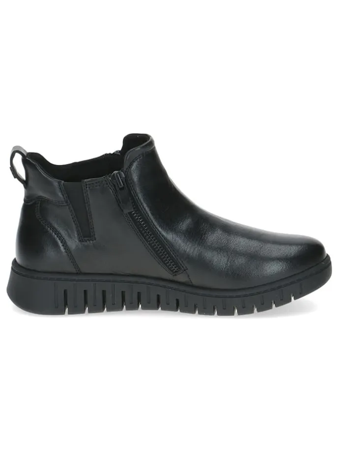 Leder-Ankle-Boots