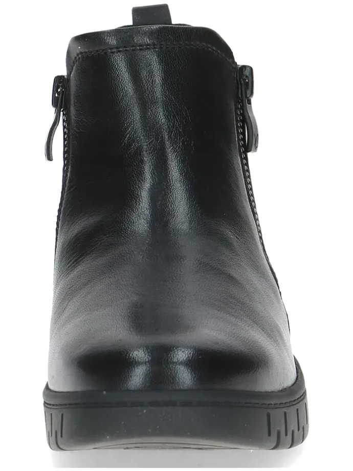 Leder-Ankle-Boots