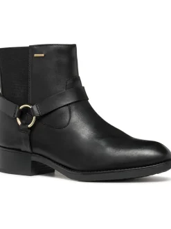 Leder-Ankle-Boots