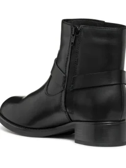 Leder-Ankle-Boots
