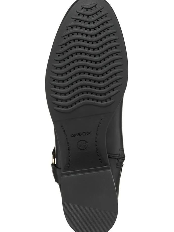 Leder-Ankle-Boots "Felicity" in Schwarz