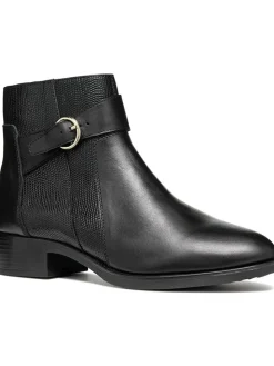 Leder-Ankle-Boots