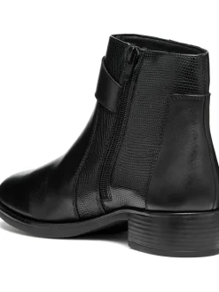 Leder-Ankle-Boots