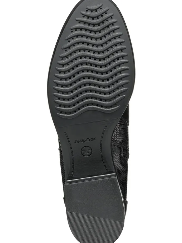 Leder-Ankle-Boots "Felicity" in Schwarz