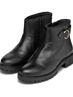 Leder-Ankle-Boots 