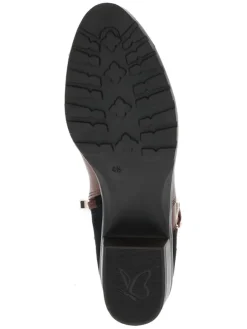 Leder-Ankle-Boots in Hellbraun