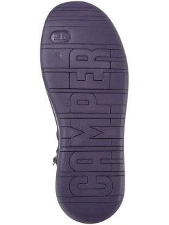 Leder-Ankle-Boots in Schwarz