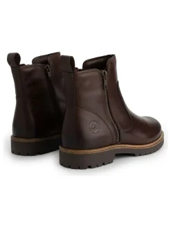 Leder-Ankle-Boots 